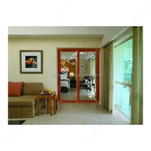 Cửa bằng th&eacute;p kh&ocirc;ng gỉ thủy tinh thương mại đ&ocirc;i / hai cửa