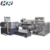 Plastic shoe sole material two stage compounding extruder machine