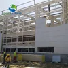 light weight steel structure framing storage building