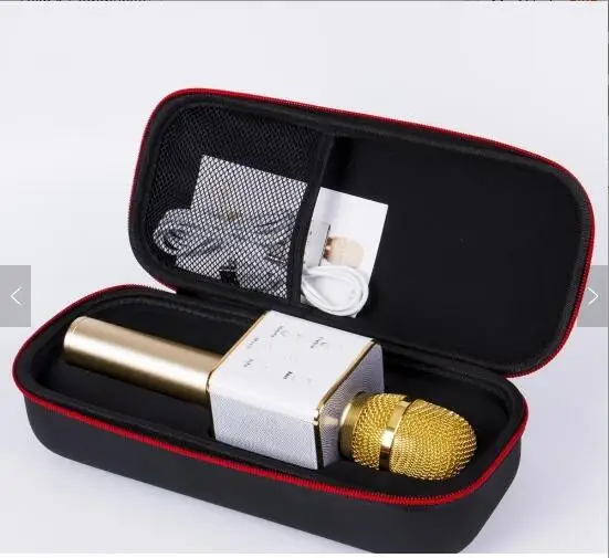 Q7 Handheld Karaoke Player KTV Wireless Microphone Speaker Blue tooth Home Karaoke Mic Player