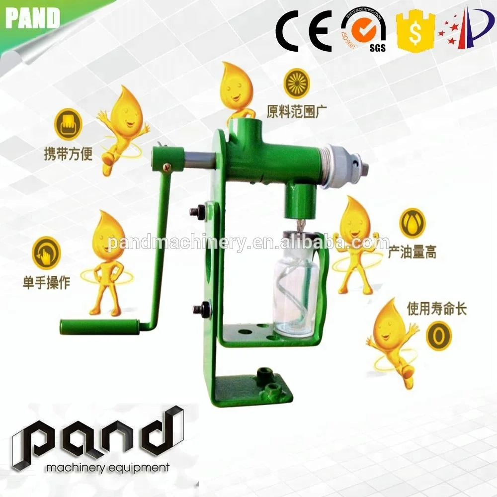 Stainless Steel Manual Oil Press/manual Cold Press Mini Coconut Oil