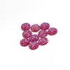 HOT Random mixed of mineral surface flatback ROUND resin DIY craft buttons