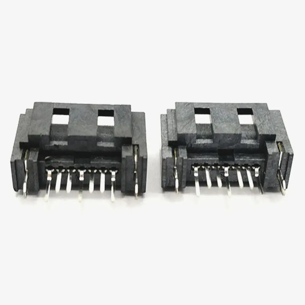 Sata 7p Female A Type Dip 180 Power Connector Female Pcb Buy Sata