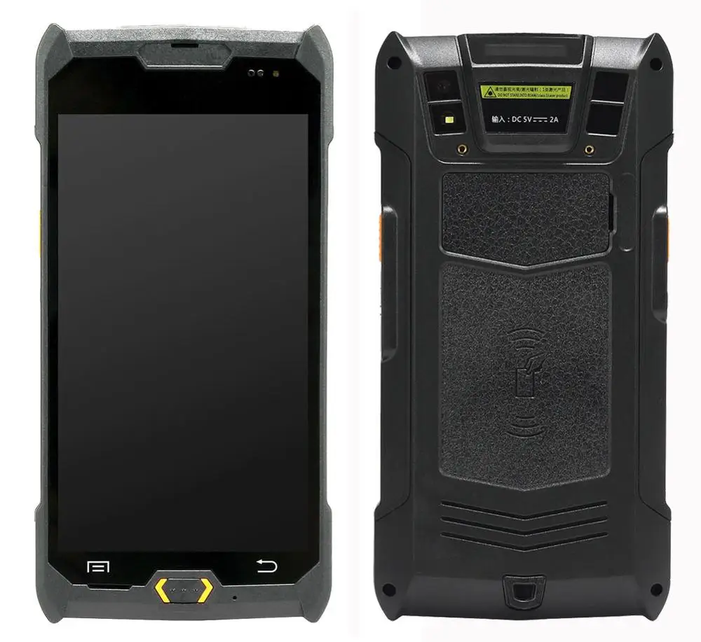 Cheapest Factory 5 inch Android PDA With NFC 1D 2D Barcode Scanner Handheld Rugged PDA IP67