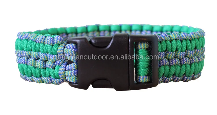 double cobra paracord dog collar