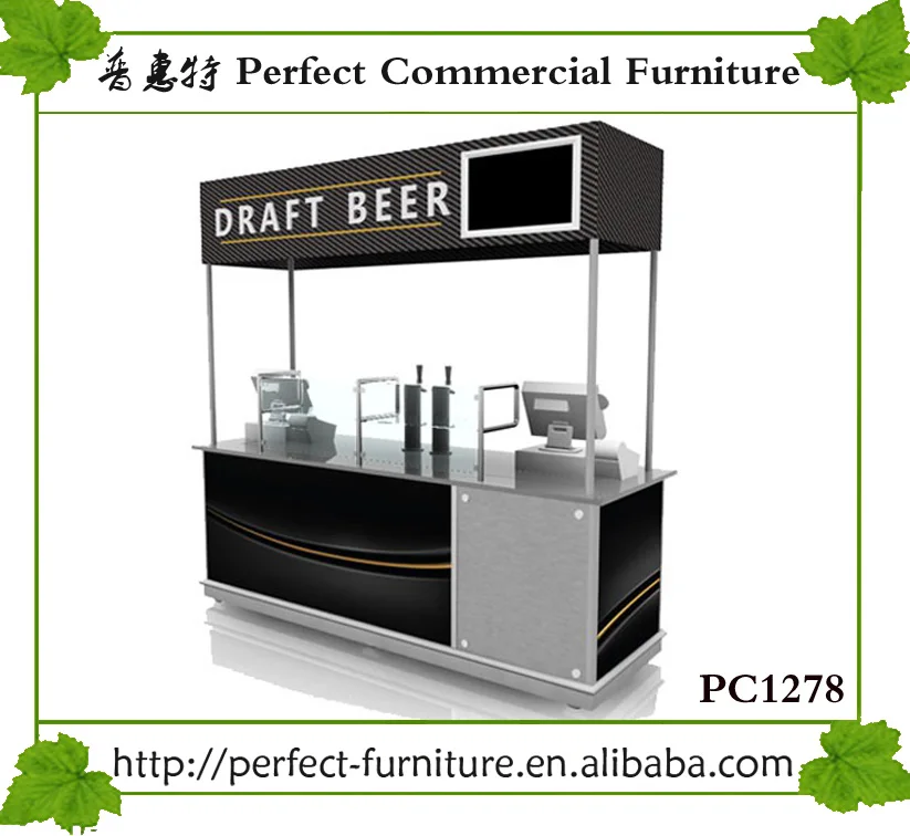 2017 Coffee Cart Trailer Wooden Cafe Carts Design Bubble Tea Cart From