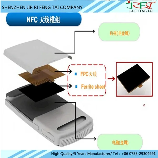 Wholesale Ferrite Sheet NFC Wave Absorption Ferrite Film