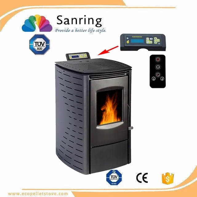 Srpc Sanring 12kw Good Design Pellet Stove,Pellet Stove With Flue Kits