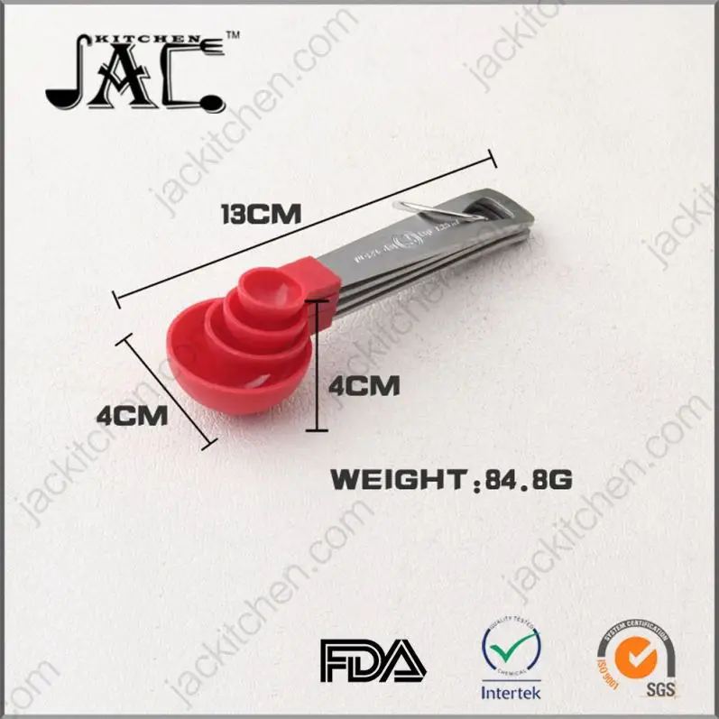Kitchen Tools Stainless Steel Heart Measuring Spoons