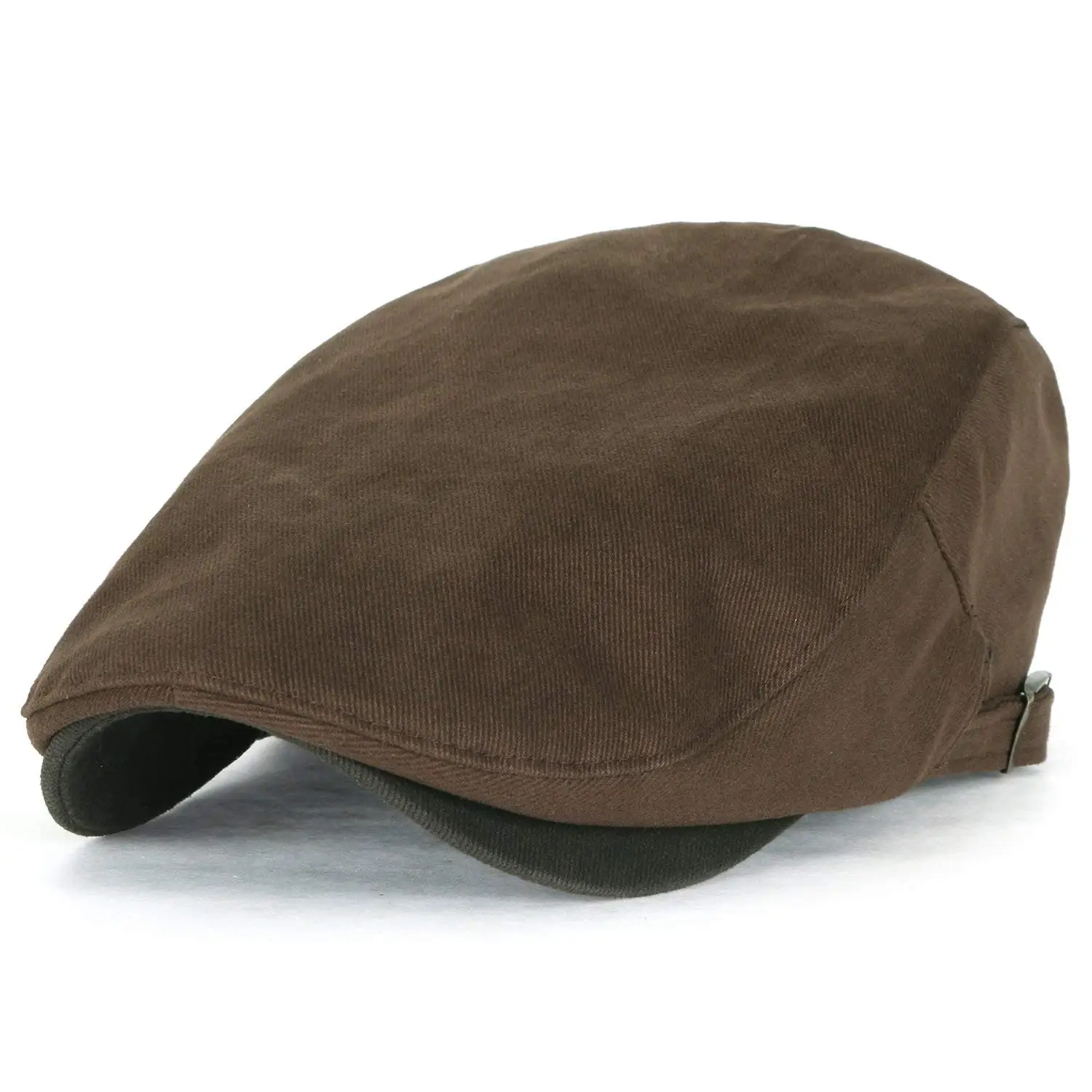 ililily Two Tone Cotton Fitted Gatsby newsboy Hat Cabbie Hunting Flat Cap