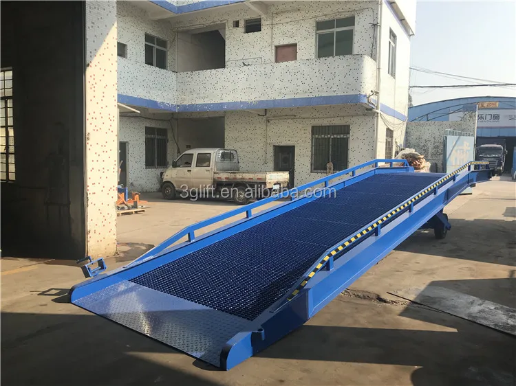 15 Tons Hrhs Series Yard Ramp Heavy Duty Ajustable Mobile Hydraulic