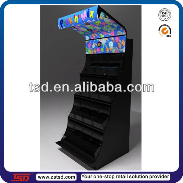 pick and mix candy shelf