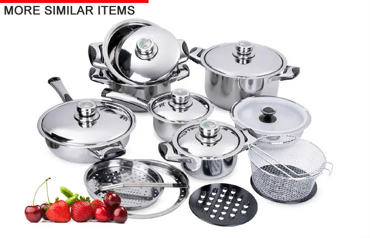 27pcs Stainless Steel Kitchen Queen Cookware Set - Buy Cookware Set ...