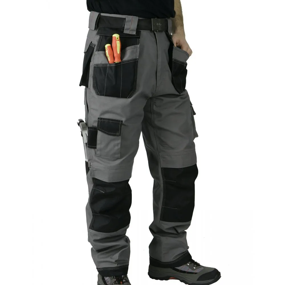 six pocket cargo pants black