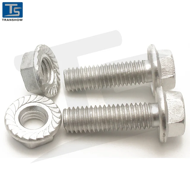 Stainless Steel Standard Hex Serrated Flange Bolts Buy Flange Bolt