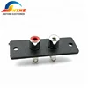AV plug RCA Lotus Female RCA-202 Audio Amplifier Socket Black / RCA solder speaker Connector 2pin