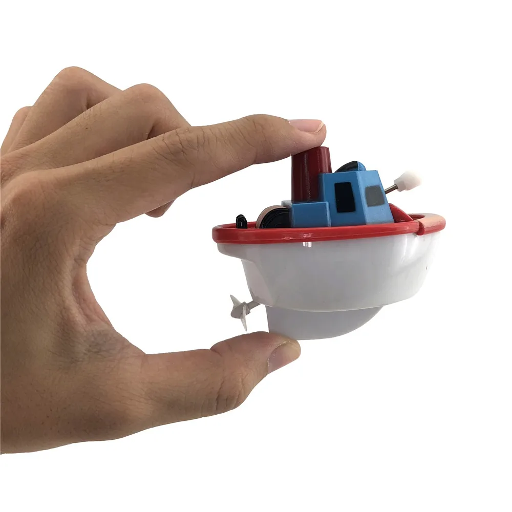 plane motor car wind up plastic toy boats as gift
