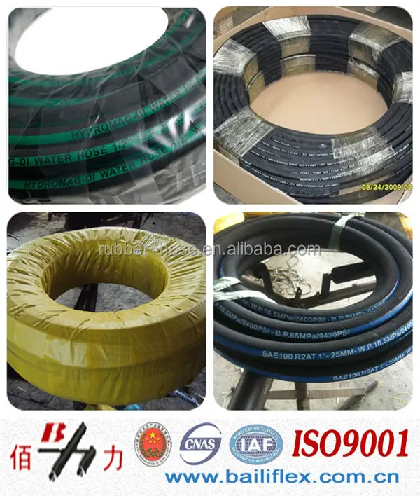 Hydraulic Hose, Hs Code 40092100, SAE 100, R1, R2