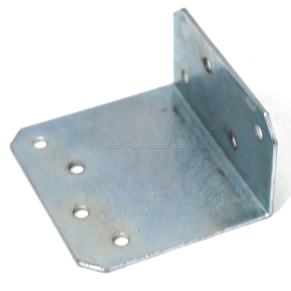 Steel 2mm Thickness Corner Bracket 90 Degree L Construction Flat