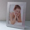 Brushied Silver Photo Frame Car Emblem Laser Logo Picture Frame for Table
