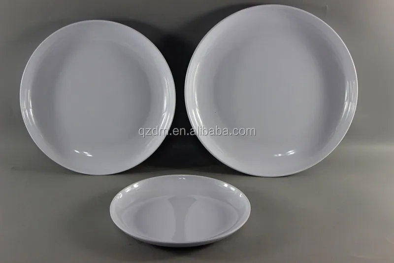 3 Sizes Melamine Deep Plate Salad Plate Set Of 3 Piece