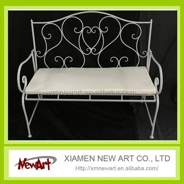Bench Garden Patio Furniture With Cushion Wrought Iron Furniture Outdoor Garden Furniture Buy Wrought Iron Furniture Outdoor Garden Furniture Bench Garden Patio Furniture Product On Alibaba Com