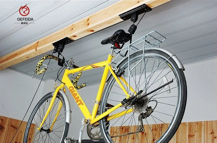 Durable Ceiling Mount Bike Lift Hanger Bicycle Ceiling ...