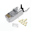 High Quality Cat7 Crystal Head Lan Cable Adapter Network Cable 8P8C Metal Shielding RJ45 Modular Plug