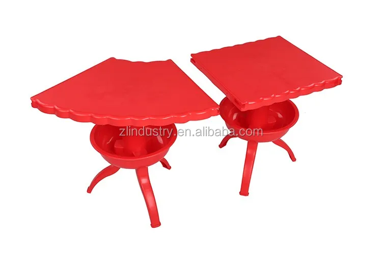 High Quality Easy Assembly Kindergarten Plastic Chair And Round Table