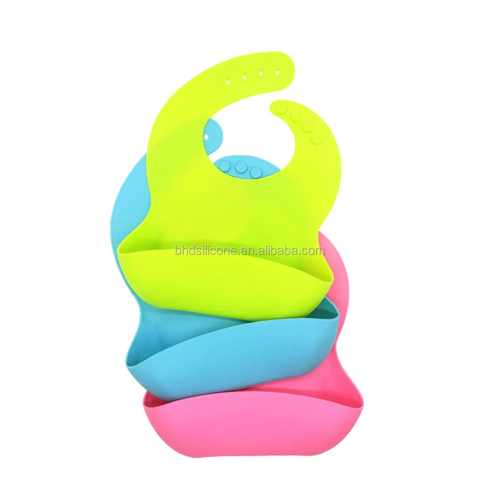 Silicone baby bib