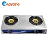 Classic design kitchen best flame two burner gas stove cooker