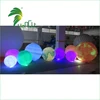 LED Lighting Solar System Nine Planets Balloon / Inflatable Led Balloons / Custom Solar Inflatable Led Air Bag