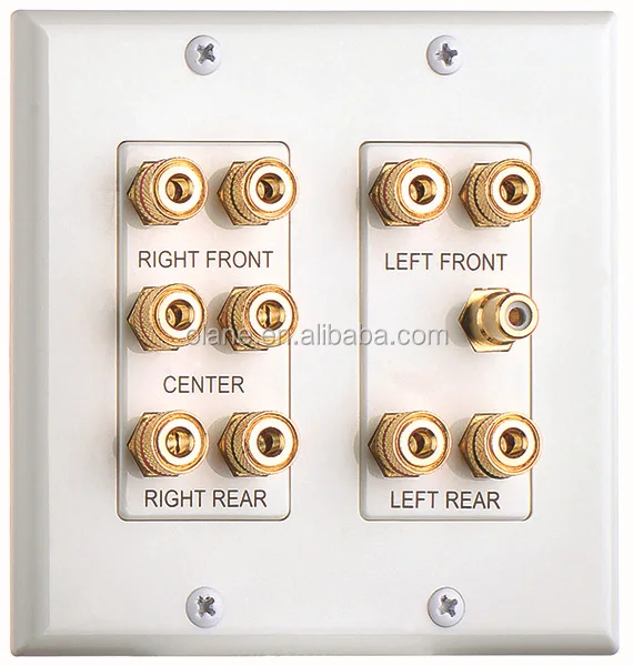 subwoofer wall plate