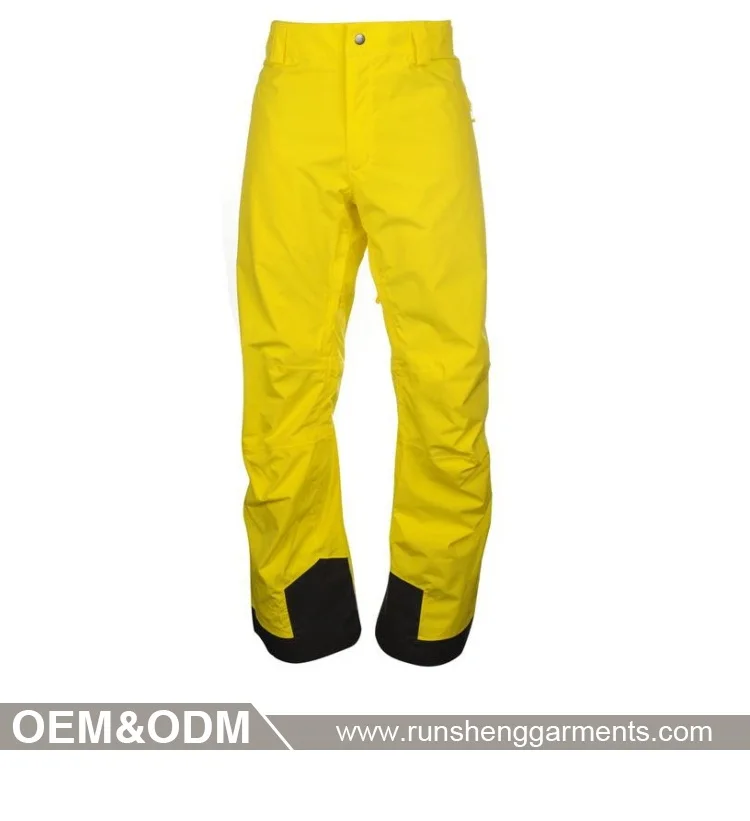 womens yellow snow pants