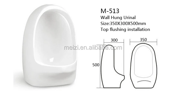 Sanitary ware wall hung ceramic bowl boy urinal potty toilet training