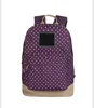 Fuyuan 2018 purple leisure ultralight soft fabric lining kids canvas backpack with seven colors choose