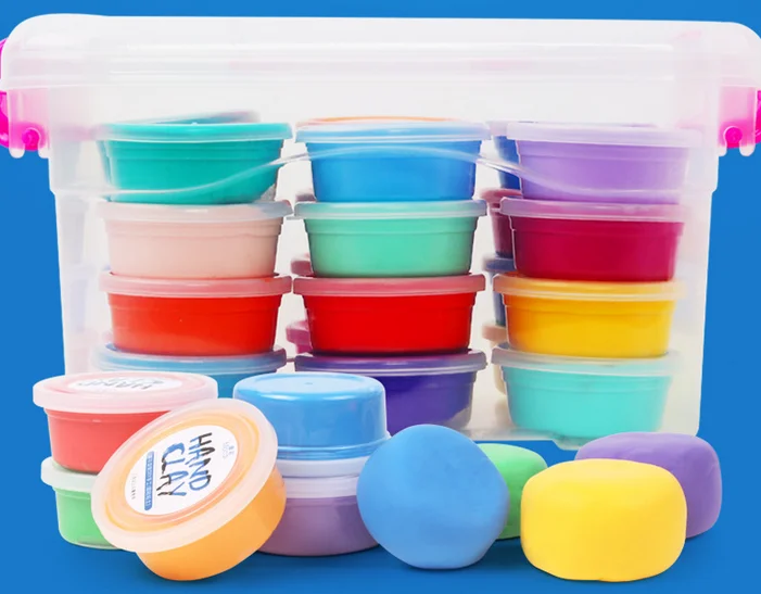 24 Color Plasticine Modeling Clay,Air Dry Clay Set Diy Light Plasticine