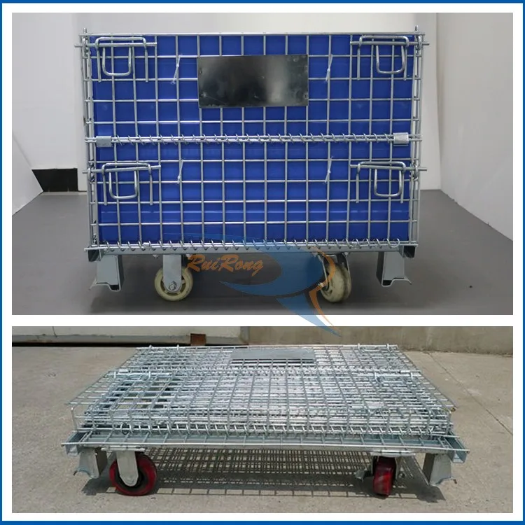 & 俱乐部; 网格托盘箱 : 配件 & 俱乐部;带轮子
