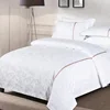 100% Cotton Jacquard White Hotel Bedding Linens Bed Sheet Manufacturers In China