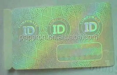 Own logo print anti tamper hologram id card printer ribbons