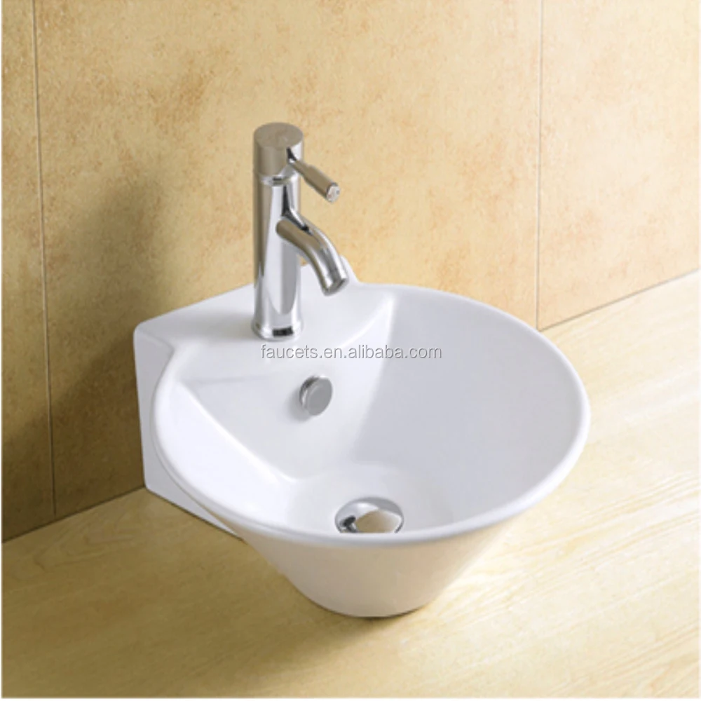 Petite taille carré en forme de salle de bains en céramique bassin ...