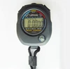 Single row outdoor electronic waterproof cheap mini compass stop sportwatch timer with lanyard