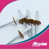 PURE POLYESTER MATT FINISH POWDER COATING flange color rivets