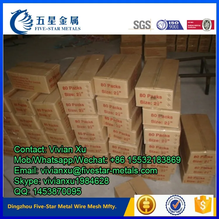 Iron material polished hot dipped Galvanized Common wire Nails.jpg