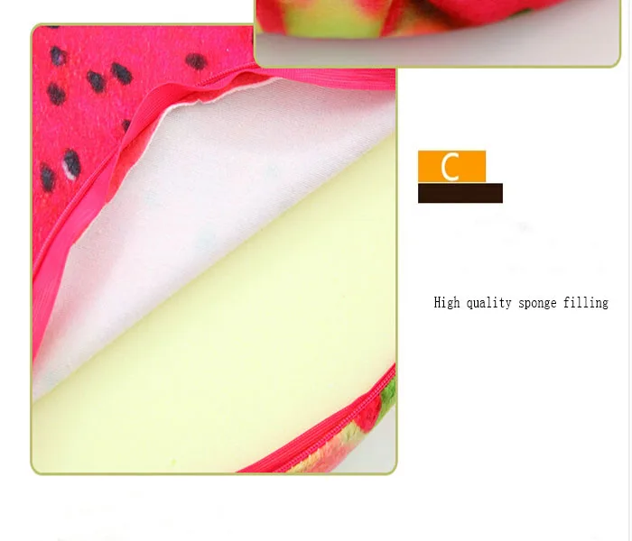 Fruit shape customize throw pillow wholesale