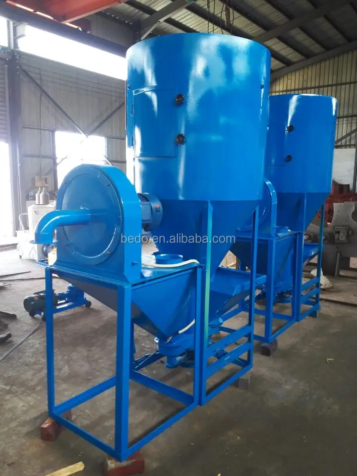 Zambia Farm Poultry Chicken Feed Mixer Grain Corn Grinder Mill Mixing