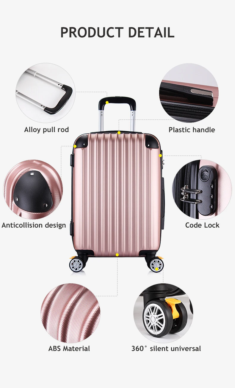 Hard Shell Stock Carry On Children Trolley Case Suitcase Bag Travel ...