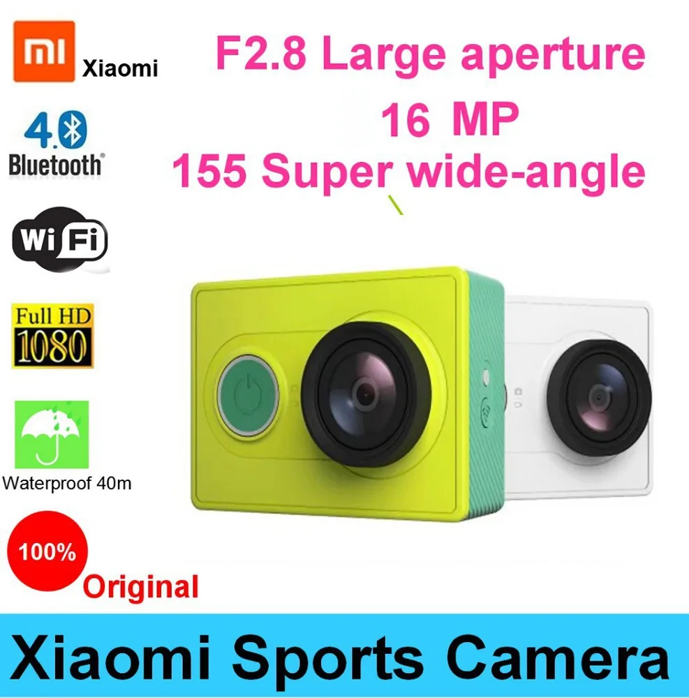 Product Suppliers: Original Xiaomi Yi Sport Camera 16MP Exmor R H.264
CMOS MCTF BSI 3D 1920*1080 60fps Waterproof Underwater 40M