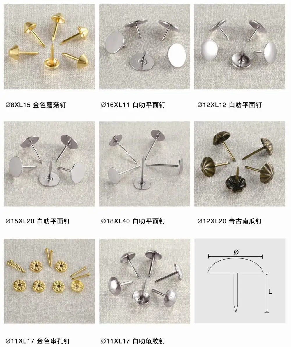 sofa nails bubble nail article nails furniture hardware fitting copper iron bubble nails vt-14.112