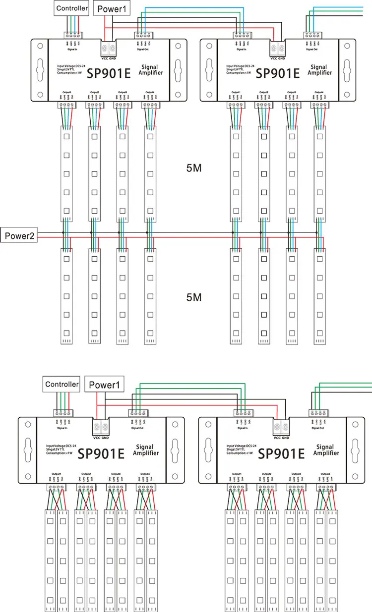 Sp901e контроллер схема подключения